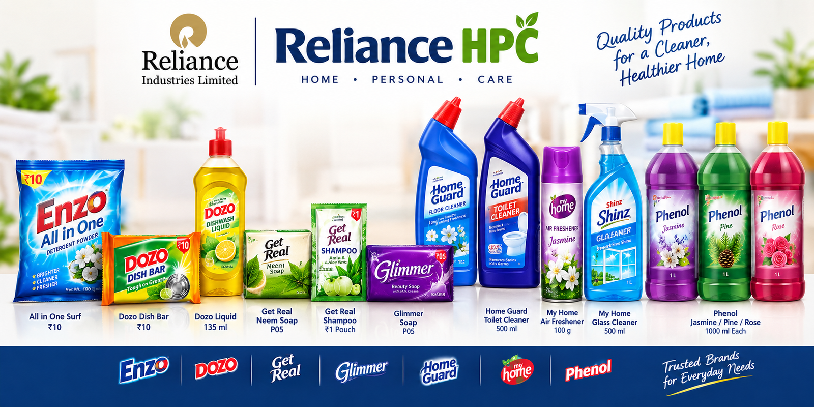 Reliance HPC Home and Personal Care Products